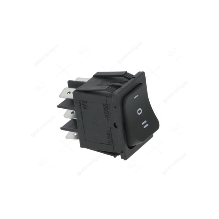 selector switch stable 2-poles black