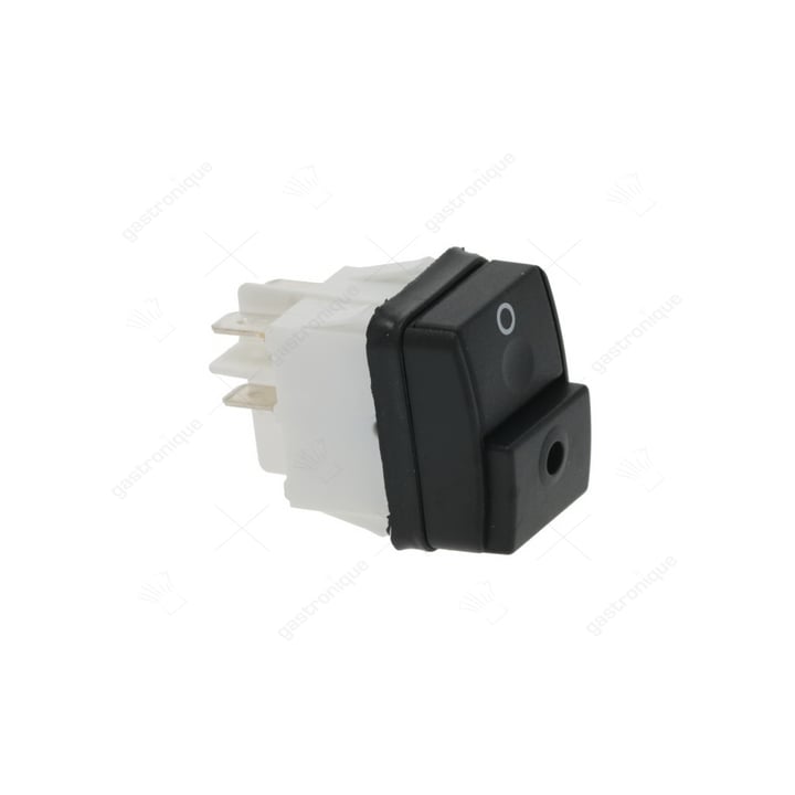 2 polige schakelaar zwart 16a 250v