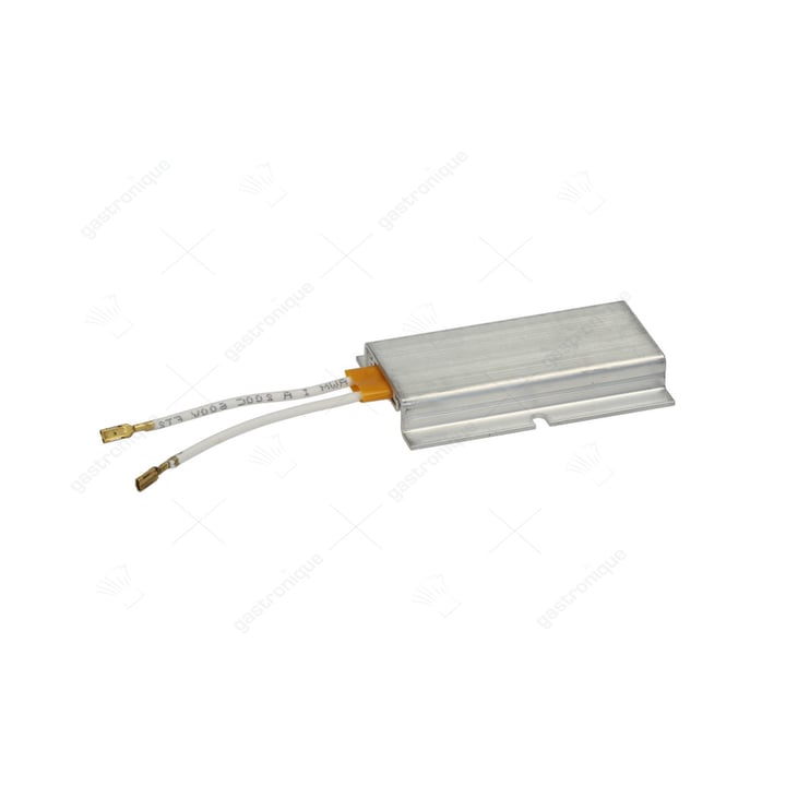 verwarmingselement PTC element 100-240V 90 watt L 75mm B 50mm H 11mm kabellengte 60mm LA 42mm gat ø 4mm
