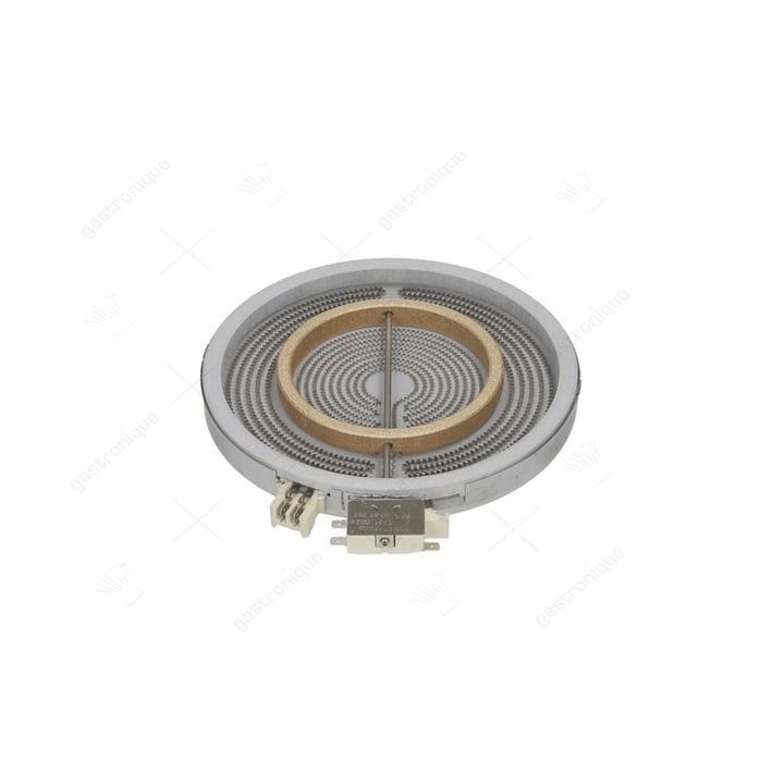 Stralingselement 2200W W 230V VC 2 ø 230mm met kartelmes verwarming met temperatuurmelder