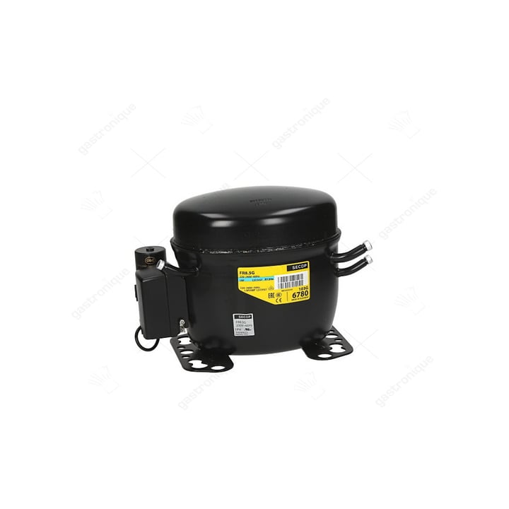 compressor koelmiddel R134a type FR8.5G 220-240V 50Hz HMBP 10,6kg 1/4HP vermogensverbruik 261W