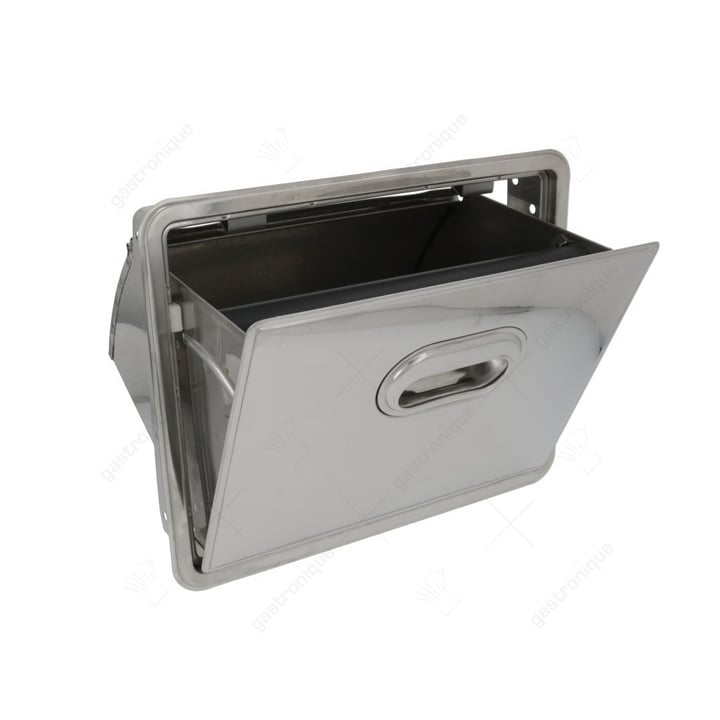 uitklopbak B 320mm D 240mm H 240mm inbouwmaat 345x275mm met afklopstang
