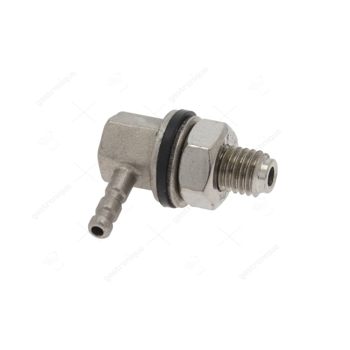 Knie RVS zeep tank ø 10 mm