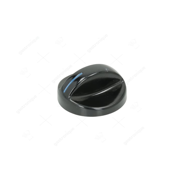 zwarte knop  ø 38 mm
