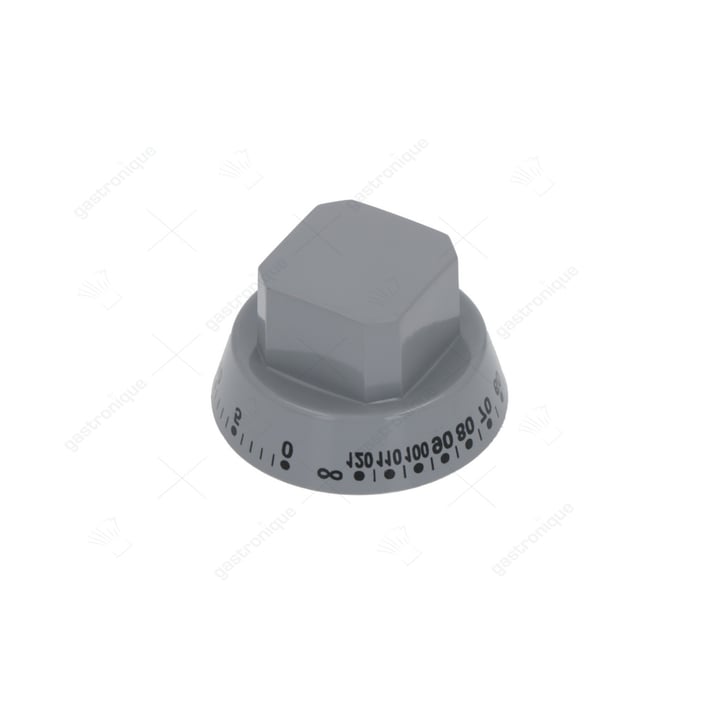graue Knopf ø 55 mm 0-120°c