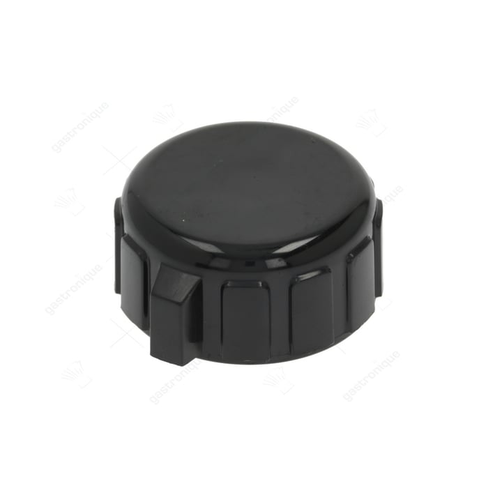 knop zwart ø 45 mm