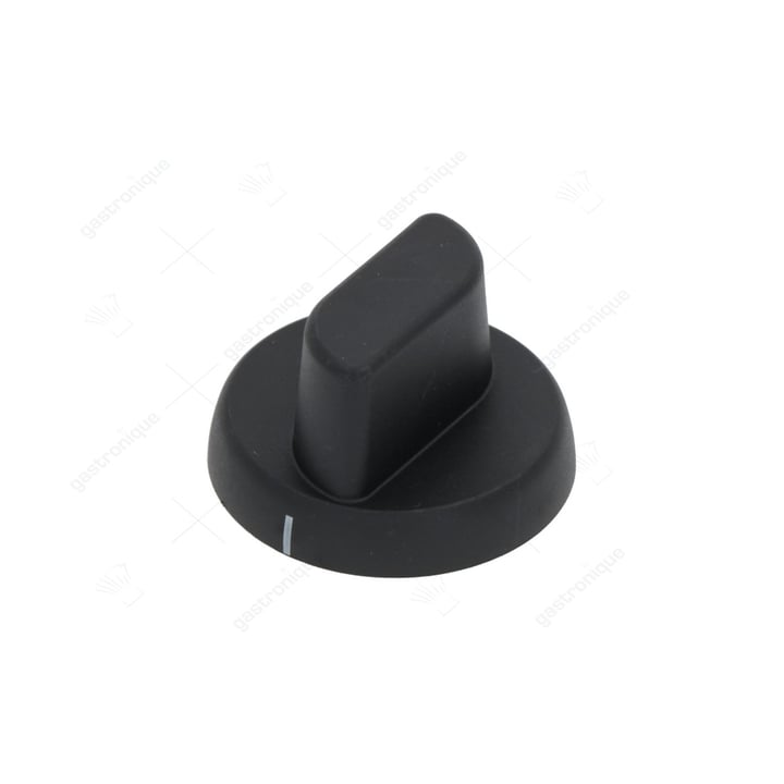 zwarte knop ø 50 mm
