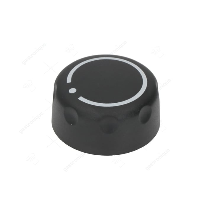 zwarte knop ø 50 mm