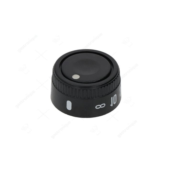 knob black ø 39 mm 1-10