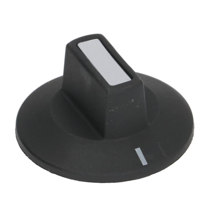 zwarte knop ø 50 mm