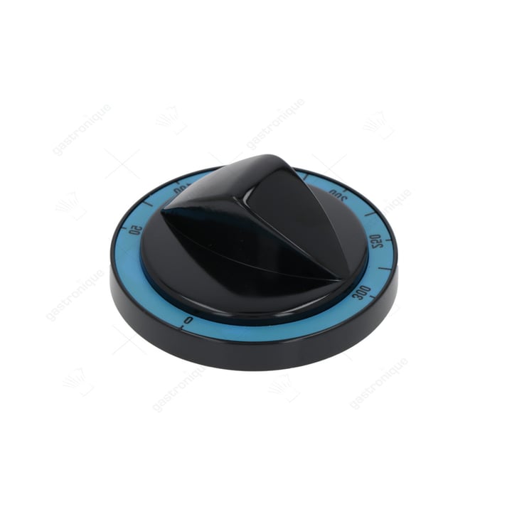 zwarte knop ø 82 mm 50-300°c