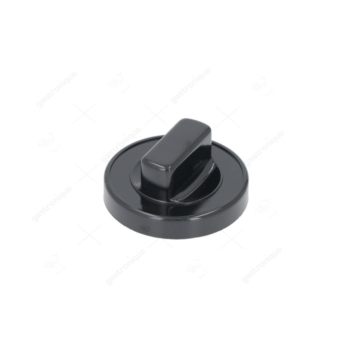 zwarte knop ø 70 mm universeel
