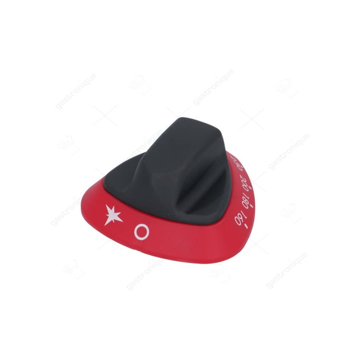 zwarte knop-rood 160-340°c