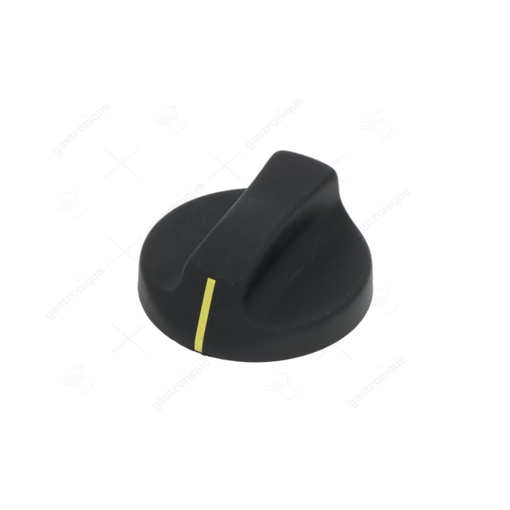 zwarte knop ø 51 mm