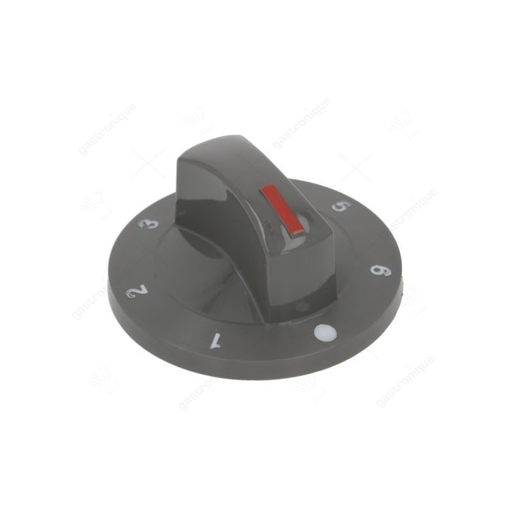 GRAUER KNOPF ø 71 mm 1-2-3-4-5-6