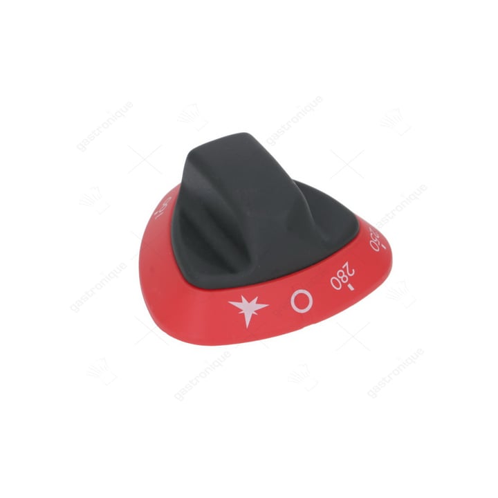 schwarzer Knopf-rot 100-280°c
