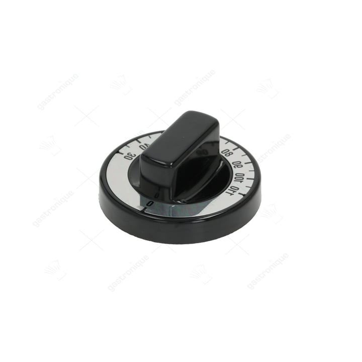 bouton noir ø 70 mm 30-110°c