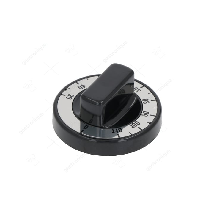 bouton noir ø 70 mm 30-110°c