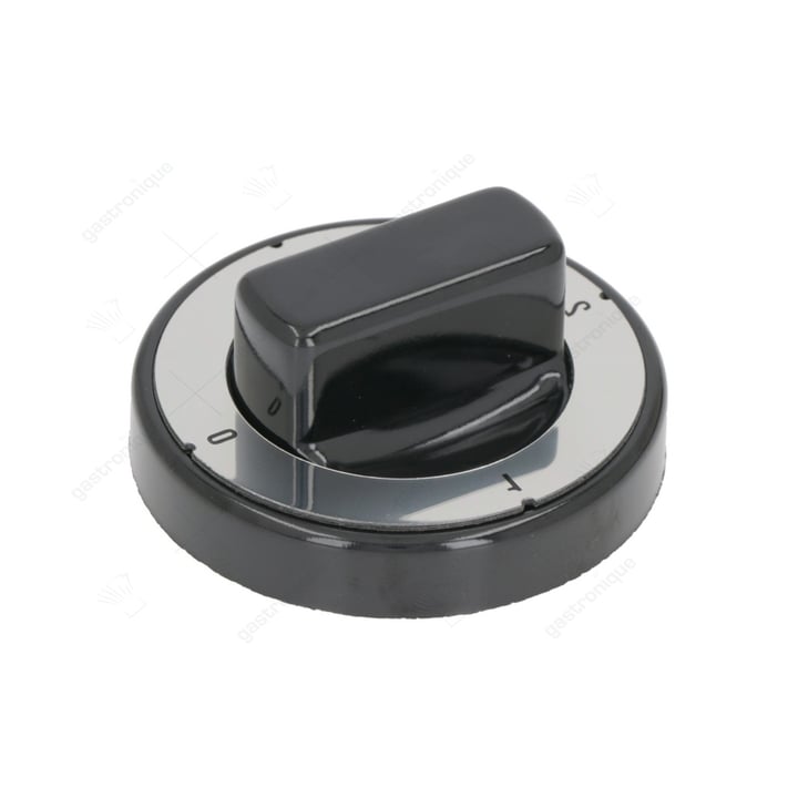 bouton noir ø 70 mm 0-1-2-3