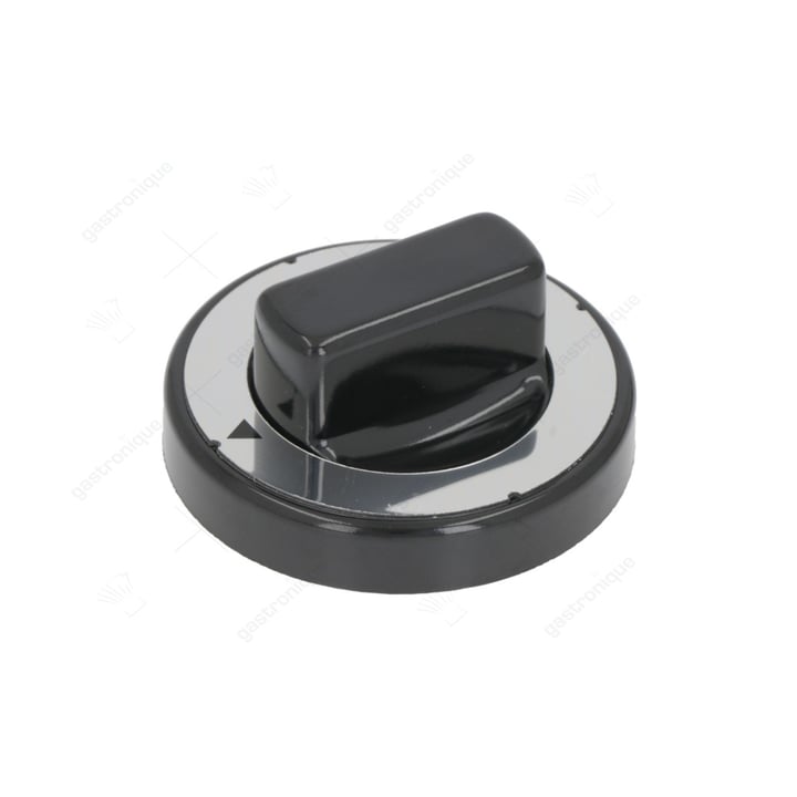 zwarte knop ø 70 mm