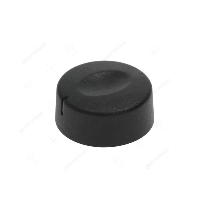 zwarte knop ø 41 mm met index