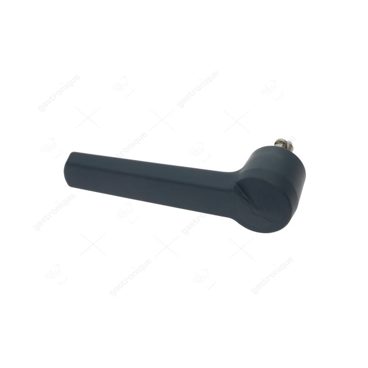 deurgreep L 205mm B 33mm grijs kunststof ø 57mm schachthoogte 39mm tap ø 12mm