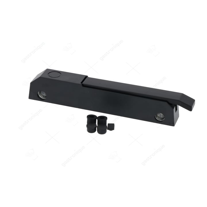 hendelsluiting L 185mm bevestigingsafstand 150mm niet afsluitbaar koelapparaat 6188 B 23,5mm ergo 6188 no lock plastic