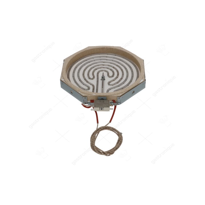 stralingselement 8-hoekig 2500W 230V L 250mm B 250mm VC 2 met verwarmingsspoel energieregeling