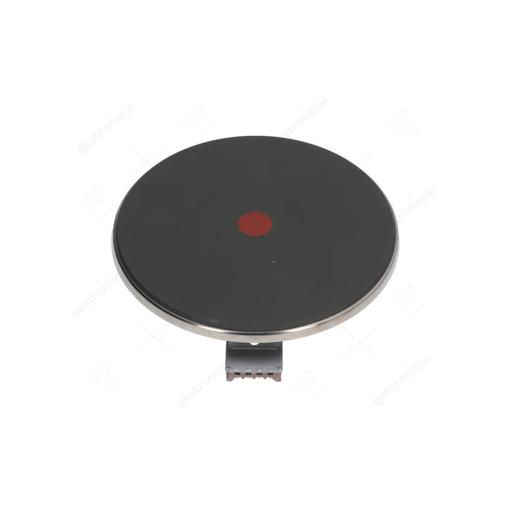 kookplaat ø 220mm 2600W 230V aansluiting 4 schroefklemmen met 8mm oversteekrand