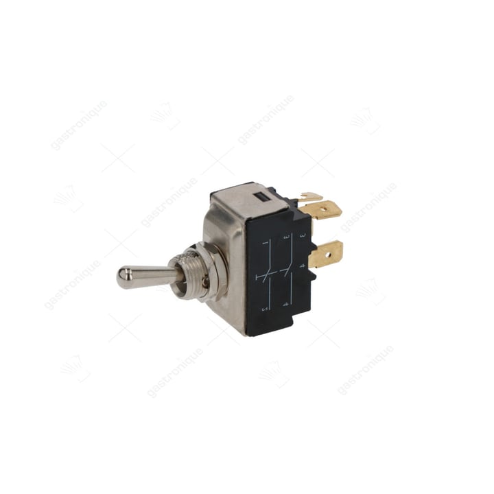 Wippschalter 2-polig mit Hebel 16a 250v