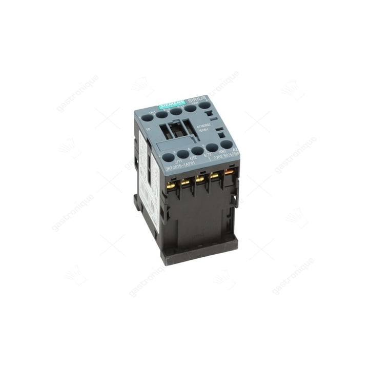 relais AC1 22A 230VAC (AC3/400V) 4kW hoofdcontact 3NO hulpcontact 1NO