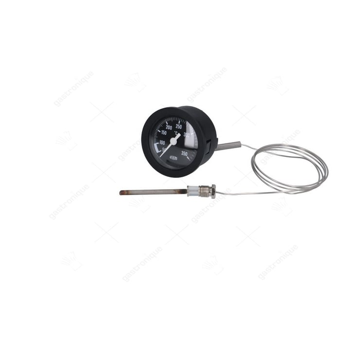 tele-thermometer black ø 52 mm 50-350°c