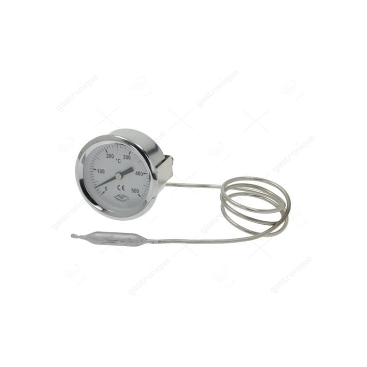TELETHERMOMETER WIT ø 60 mm 0-500°C 3441058 metalen omhulsel
