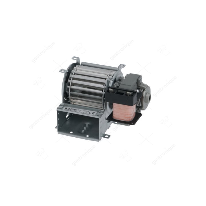 Dwarsstroomventilator motor rechts 60 mm ø 60 mm 230 Volt 18 Watt
