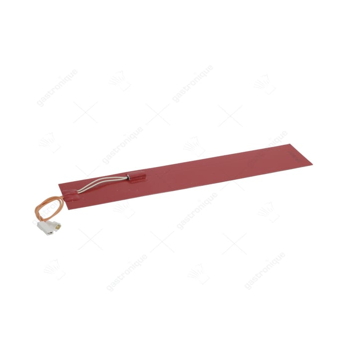 Plakelement 500W 230V L 380mm aansluiting vlaksteker 6,3mm silicone