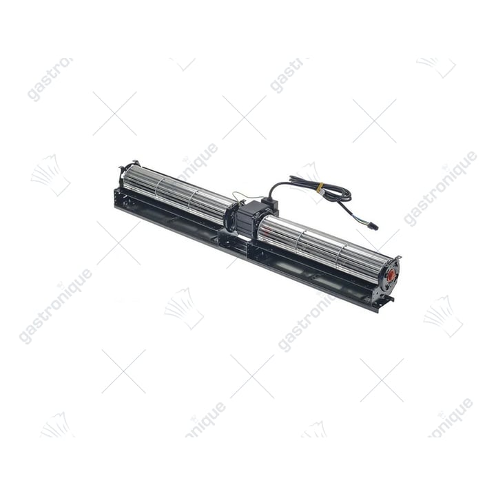 Dwarsstroomventilator motor dubbel 300x300 mm ø 60 mm 230 Volt 55 Watt