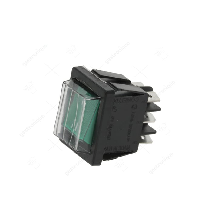 change-over 2-pole switch green 16a 250v