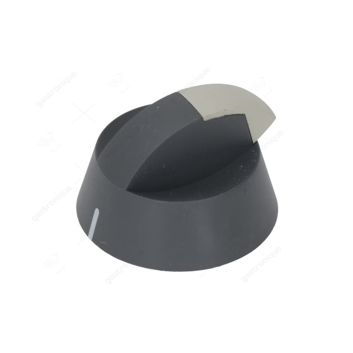 schwarzer Knopf ø 55 mm