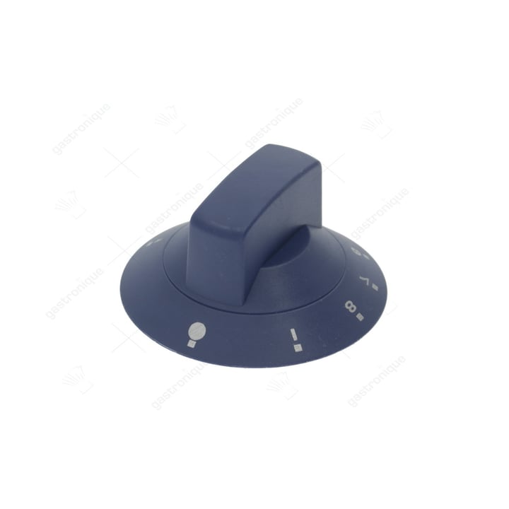 blauer Knopf ø 60 mm 1-2-3-4-5-6-7-8