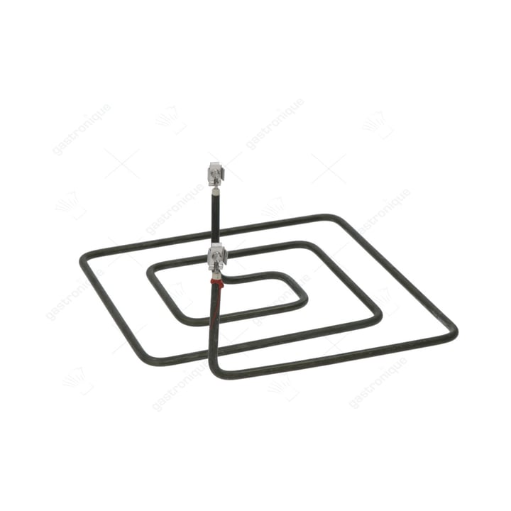 Heizelement 810W 400V L 225mm B 225mm H 75mm Rohr ø 6,5mm Einbauposition innen