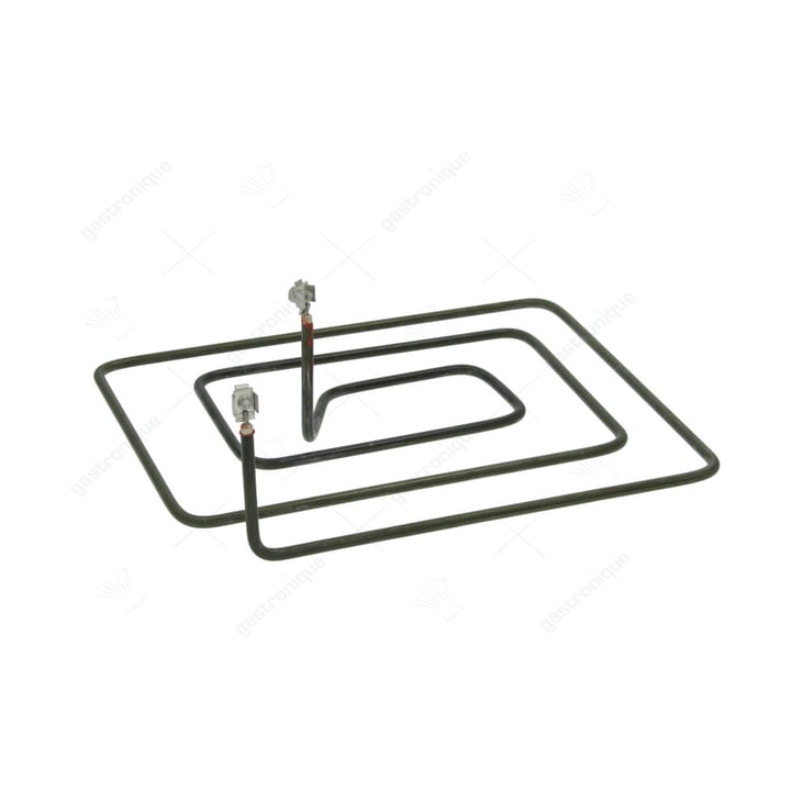 verwarmingselement 1160W 440V L 295mm B 250mm H 95mm VC 1 pijp ø 6,25mm inbouwpositie binnenkant