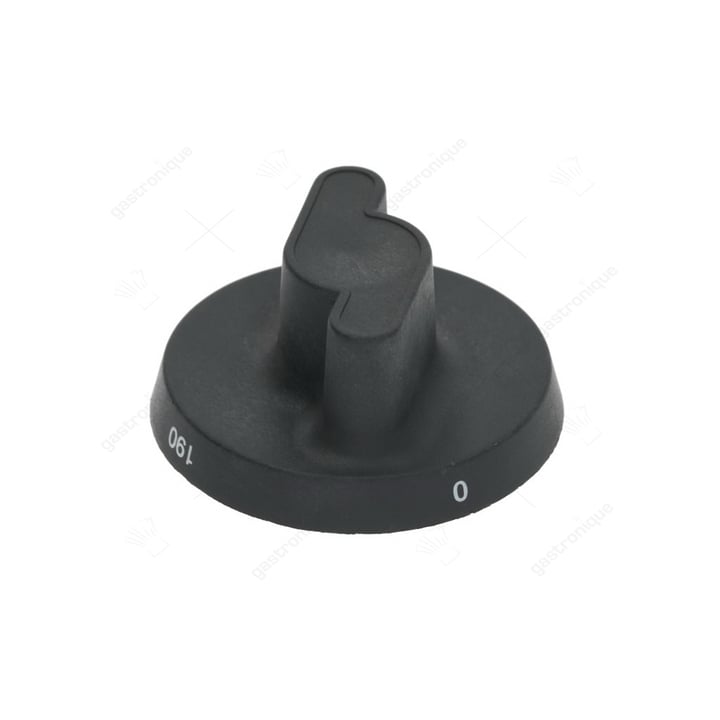 ZWARTE KNOP ø 73 mm 0-190°C