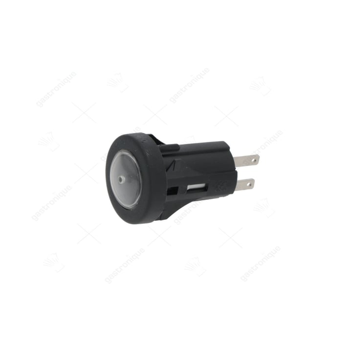 push-button 1-pole black 3a 250v