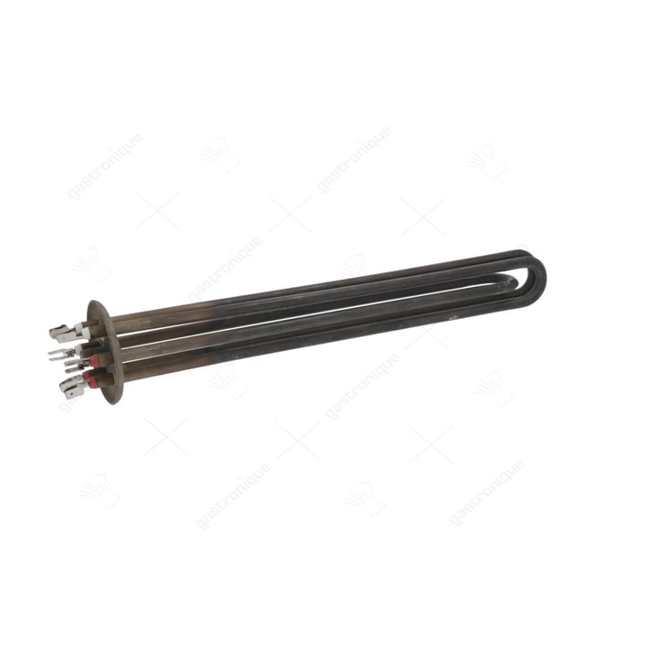 Heizelement 7320W 254V L 355mm Rundflanschanschluss F6,3 Rohr ø 8,5mm VC 3 H 35mm B 35mm