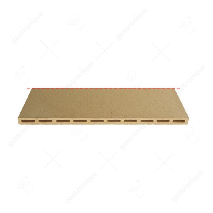 Vuurvaststeen onder 700 x 350 x 22 mm