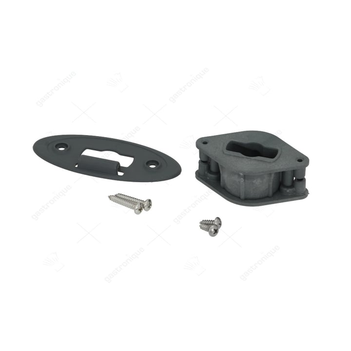 tegenstuk H 30mm rechts L 75mm B 46mm bevestigingsafstand 63mm passend voor UNOX