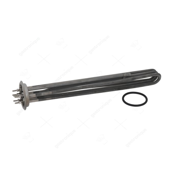 verwarmingselement 7500W 277V L 370mm B 40mm H 35mm VC 3 flens ø 72mm rondflens aansluiting M4