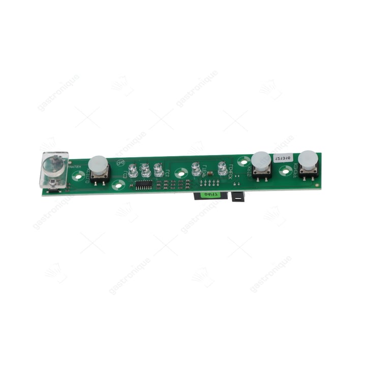 board push-button panel 4 butt. led blue