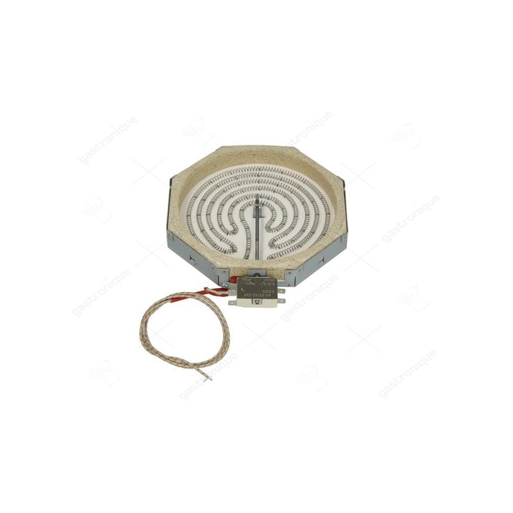 radiant verwarmings element octagon. ø 200mm