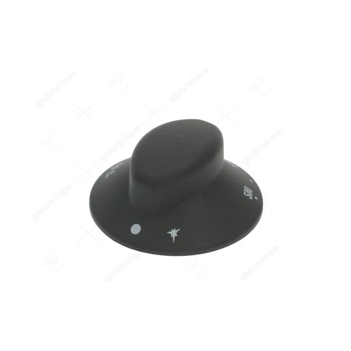 knob black ø 70 mm 150-290°c